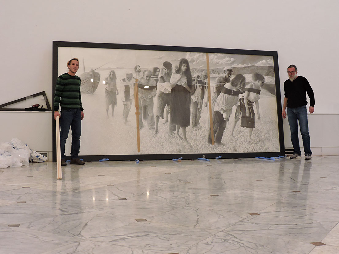 Uokviravanje slike za izložbu Mediteraneo